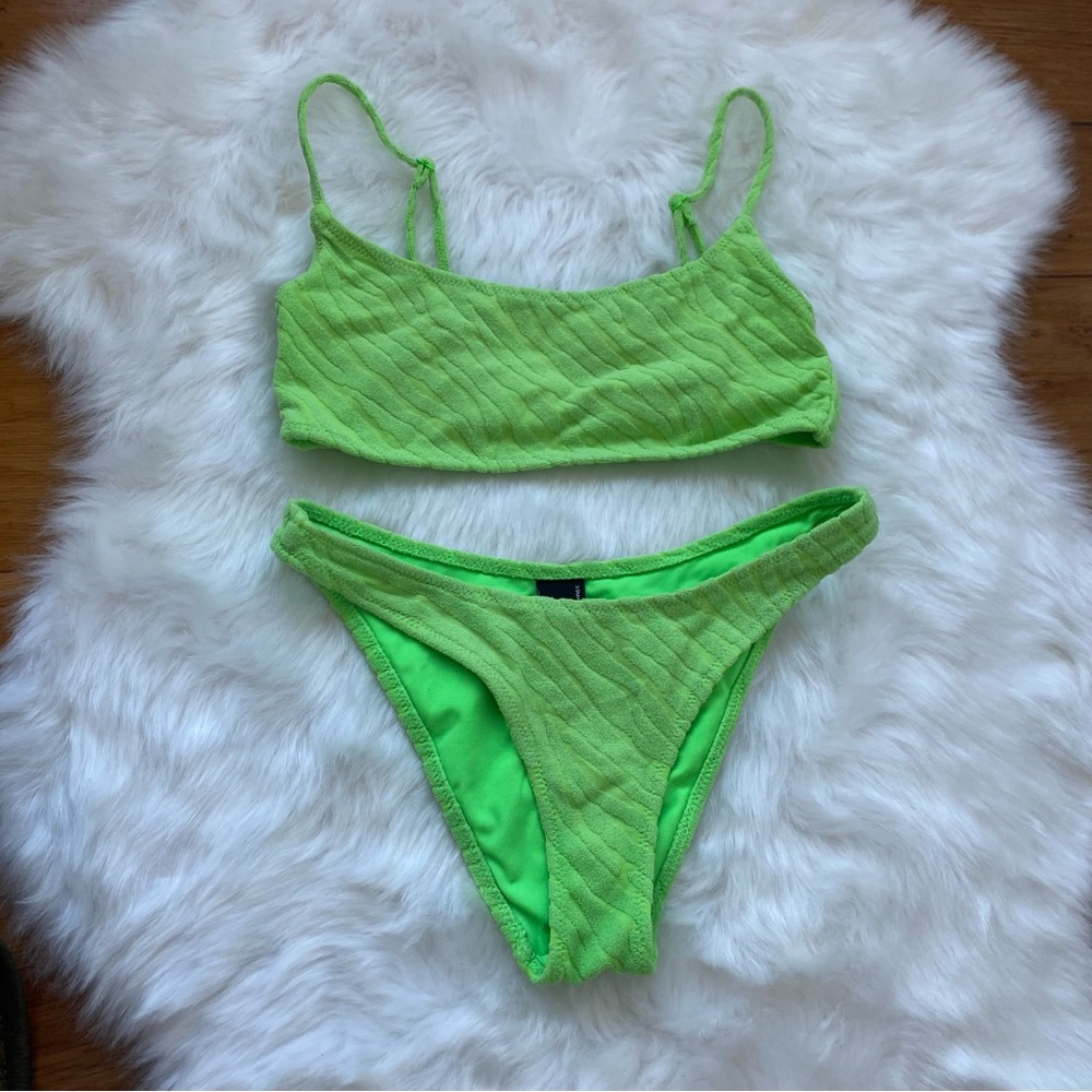 Triangl Swimwear Lime Squeeze Green Bikini - Picture 2 of 4